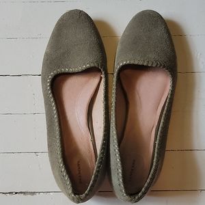 Lands End Suede Flats